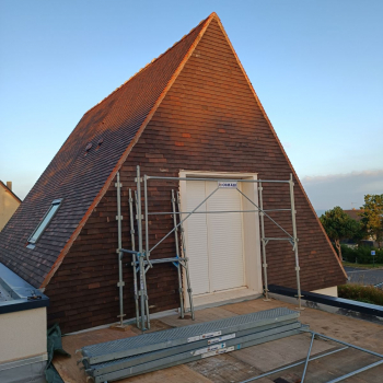 Rénovation d’un pignon en bardage à Ver-sur-Mer